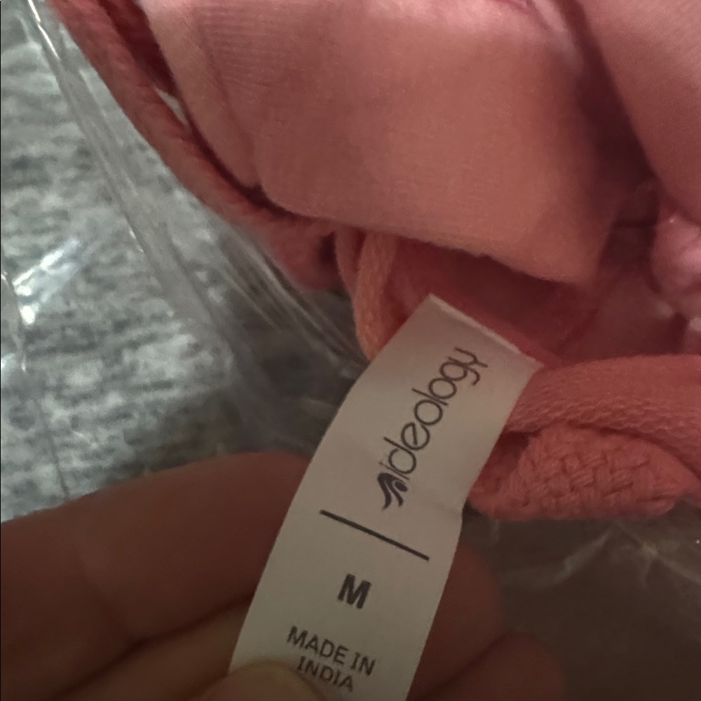 Ideology woman’s Tie Dyed Lace Up Hoodie Pink - Picture 10 of 10